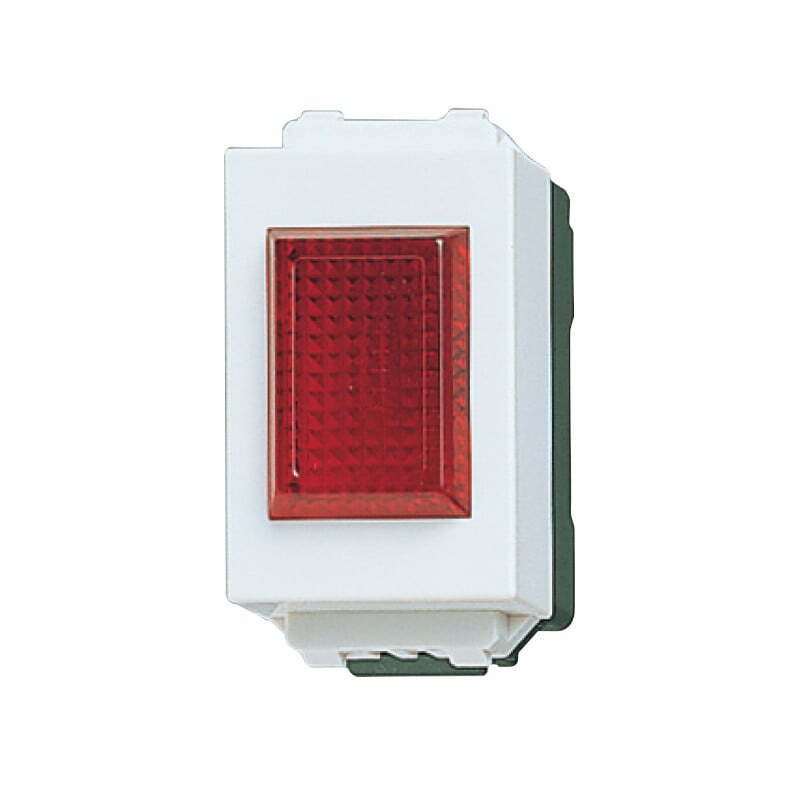 Đèn báo màu đỏ, 220VAC, màu trắng, Panasonic, mã WEG3032RSW – Chánh Hãng