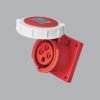 Ổ cắm công nghiệp gắn âm MPE MPN-3242 32A 3P+E 6H IP67 loại thẳng