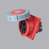 Ổ cắm gắn âm loại nghiêng kín nước 125A 3P+N+E(6h) IP67 MPE MPN-4452