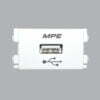 Ổ cắm sạc USB DC 5V-2.1A MPE A6USB