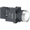 Nút nhấn nhả có đèn báo Schneider XA2EW31Q1 Ø22 LED 380Vac, 1NO, màu trắng