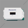 Ổ cắm sạc USB đơn dạng dọc bắt vít màu trắng Panasonic WEF108107-VN