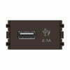 Ổ sạc USB đơn Schneider Zencelo A 8431USB_BZ size S màu đồng ánh bạc