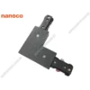Khớp nối chữ L thanh ray loại H Nanoco NTR-LCB màu đen