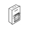 Tủ điện âm tường Sino EM3PL 3 module kim loại