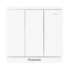 Bộ 3 công tắc Moderva 1 chiều bắt vít có dạ quang màu trắng Panasonic WMF515-1VN
