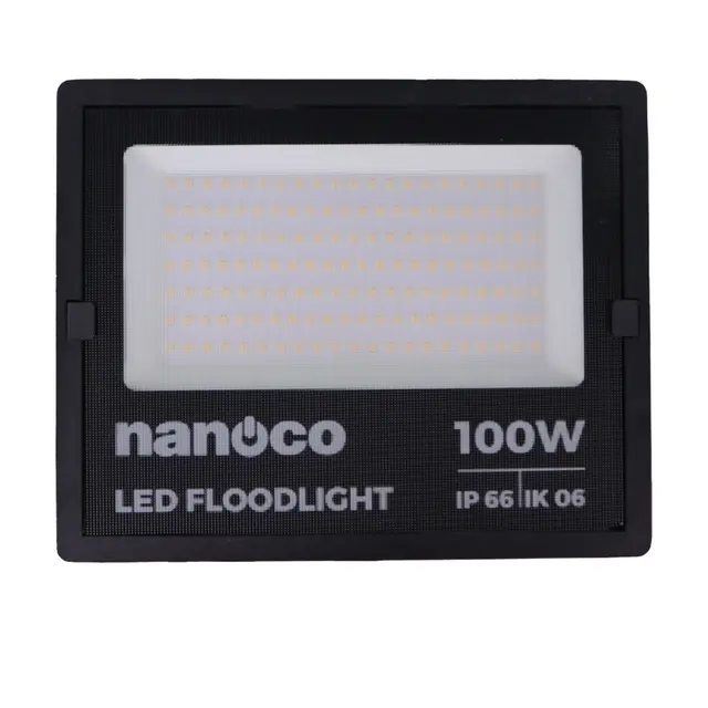 Đèn LED pha Janus IP66 100W sáng trắng 6500K Nanoco NLFM1006 - Ảnh 2