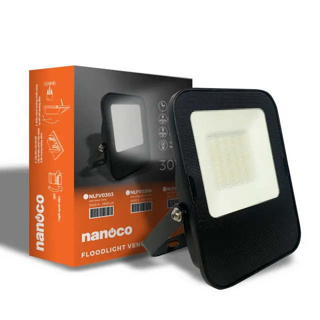 Đèn LED pha Venus IP66 30W sáng trắng 6500K Nanoco NLFV0306 - Ảnh 3