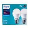 Bóng ESS LED Bulb 11W E27 sáng vàng 3000K (hộp 2 bóng) Philips