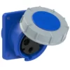 Ổ cắm gắn âm kín nước dạng nghiêng 63A 3P 230V 6H IP66/67 PCE F433-6