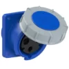 Ổ cắm công nghiệp âm PCE F433-6FC 63A 3P 230V 6H IP66/67 dạng nghiêng