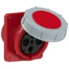 Ổ cắm công nghiệp âm PCE F444-6 125A 4P 400V 6H IP66/67 dạng nghiêng