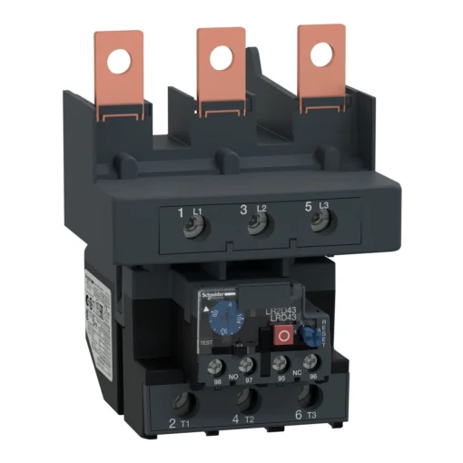 Rơ le nhiệt 80...104A dùng với Contactor LC1D115 và LC1D150 Schneider LRD4365