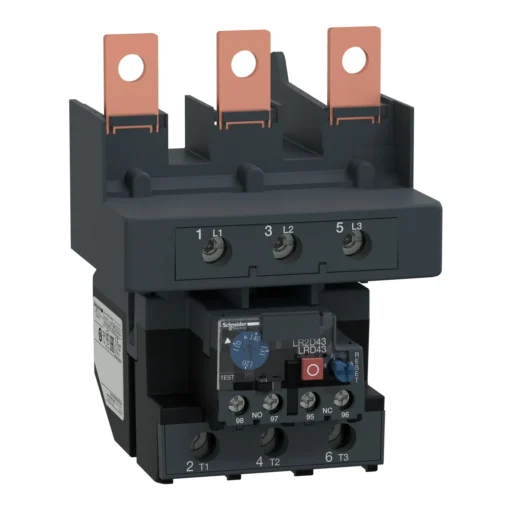 Rơ le nhiệt 110...140A dùng với Contactor LC1D150 Schneider LRD4369