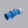 Phích cắm 16A 2P+E(6h) IP44 MPE MPN2-013