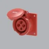 Ổ cắm công nghiệp âm MPE MPN2-314 16A 3P+E 6H IP44 dạng thẳng