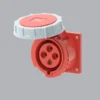 Ổ cắm công nghiệp âm MPE MPN2-3242 32A 3P+E 6H IP67 dạng thẳng