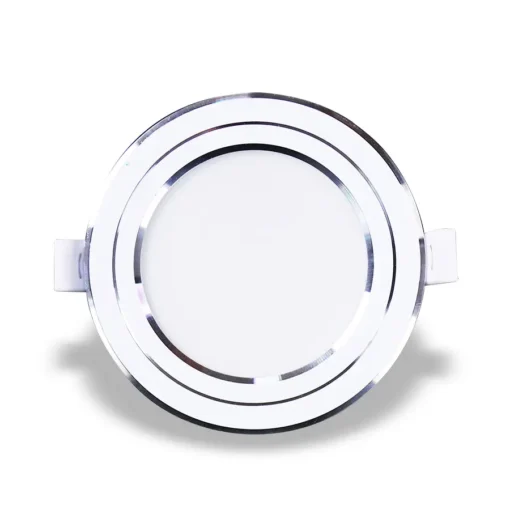 Đèn LED downlight âm trần viền bạc 12W sáng trung tính Nanoco NDL124S110