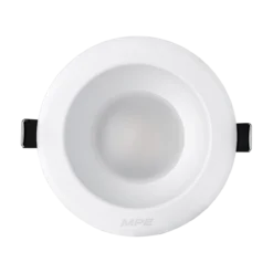 Đèn LED downlight nhôm âm trần 12W sáng trắng MPE DLF2-12T