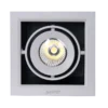 Đèn LED downlight vuông gắn âm 1x12W sáng trắng MPE DLS-112T