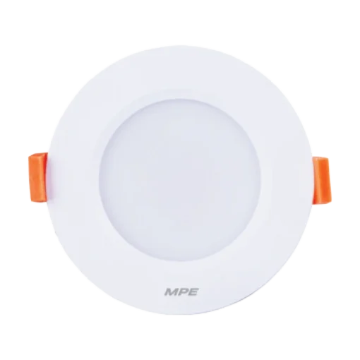 Đèn LED downlight nhôm âm trần viền trắng 5W sáng trung tính MPE DLT-5N