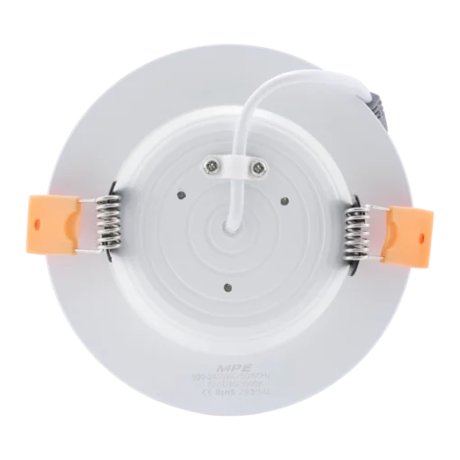 Đèn LED downlight nhôm âm trần viền trắng 7W sáng trung tính MPE DLT-7N - Hình ảnh 3