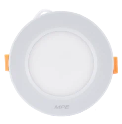 Đèn LED downlight nhôm âm trần viền trắng 7W đổi màu MPE DLT2-7/3C
