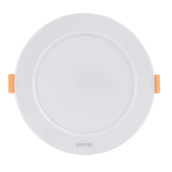 Đèn LED downlight nhôm âm trần viền trắng 9W đổi màu MPE DLTL2-9/3C