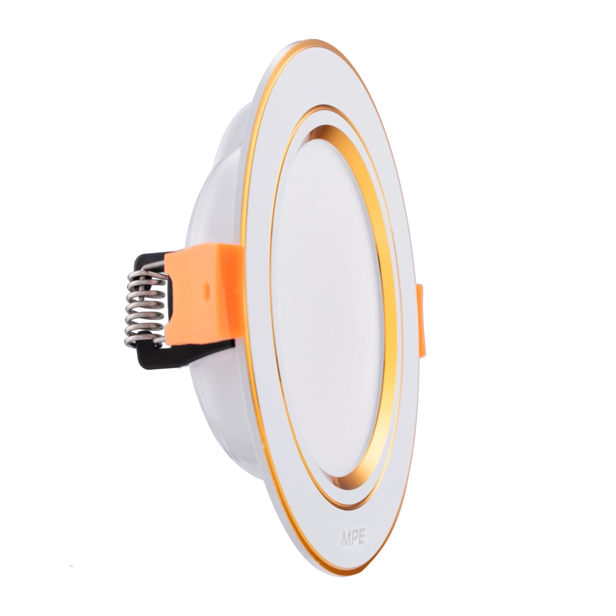 Đèn LED downlight nhôm âm trần viền vàng 9W đổi màu MPE DLVL-9/3C - Ảnh 2