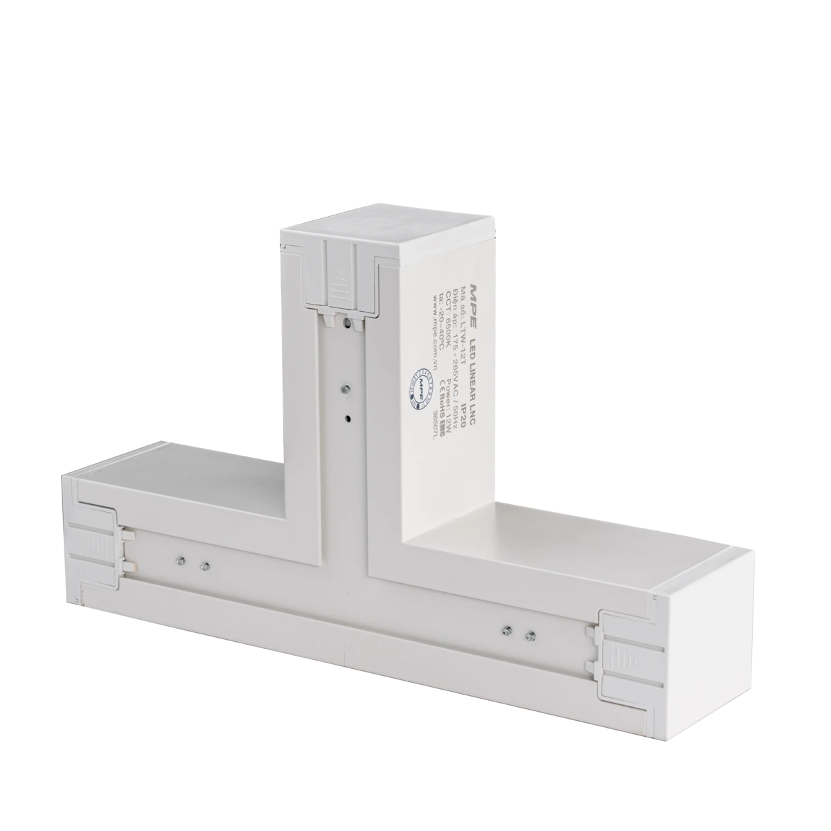 Thanh nối màu trắng chữ T 12W sáng trung tính MPE LTW-12N - Ảnh 3