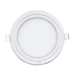 Đèn LED panel nhôm âm trần viền bạc 12W đổi màu MPE RPL-12S/3C/S