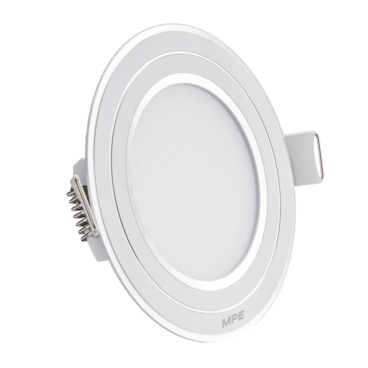 Đèn LED panel nhôm âm trần viền bạc 7W sáng trắng MPE RPL-7T/S - Ảnh 2