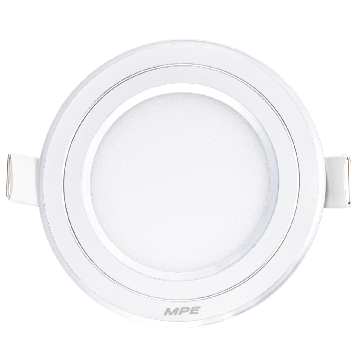 Đèn LED panel nhôm âm trần viền bạc 7W sáng trắng MPE RPL-7T/S