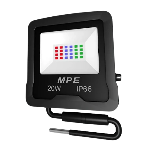 Đèn LED pha 10W IP65 đổi màu RGB MPE FLD5-10RGB