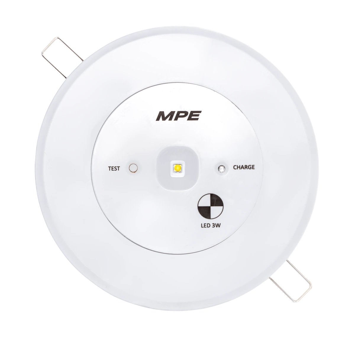 Đèn LED downlight âm trần emergency 3W pin dùng 2 giờ MPE EM-AT