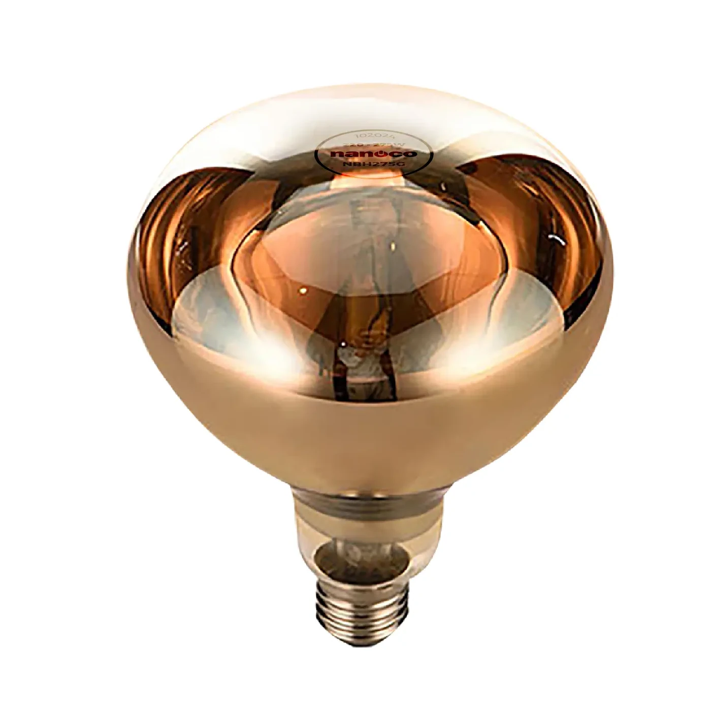 Bóng đèn sưởi 275W 220V E27 màu vàng Nanoco NBH275G - Ảnh 2