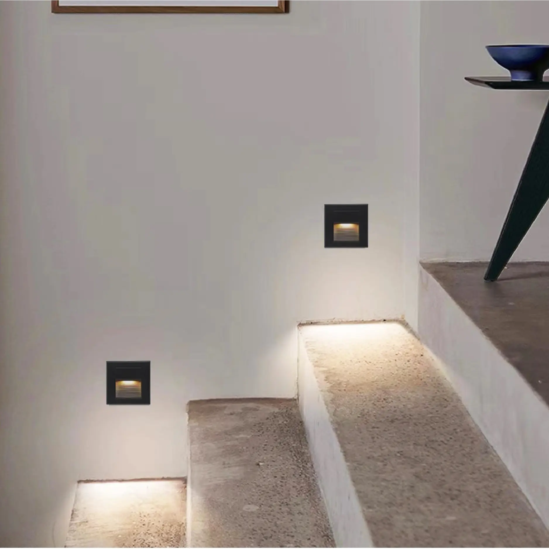 Đèn lối đi ốp nổi Stella vỏ đen 3W sáng vàng 3000K Nanoco NSLM901B - Ảnh 4