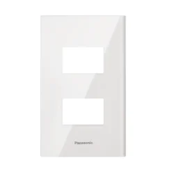 Mặt Halumie Acrylic 2 thiết bị màu trắng Panasonic WEGH6802CW-VN