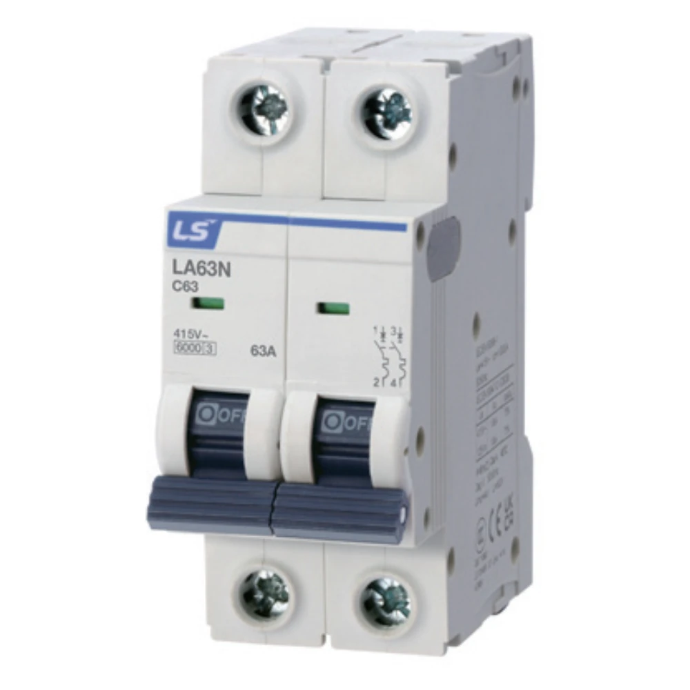 Cầu dao tép MCB LA63N 2P 20A 6kA LS