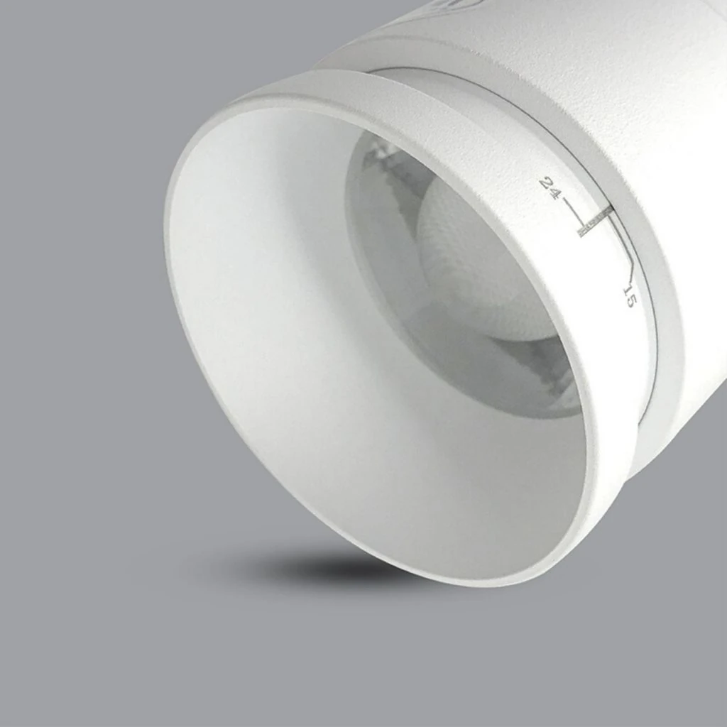 Đèn pha tiêu điểm đế tròn màu trắng 10W sáng trắng Paragon PSLUU10L/C/65 - Ảnh 4