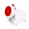 Ổ cắm công nghiệp nổi Nanoco NIS1242-6 4P 32A 400V 6H IP67