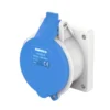 Ổ cắm công nghiệp âm Nanoco NIS313-6 3P 16A 230V 6H IP44 dạng thẳng