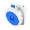 Ổ cắm công nghiệp gắn âm Nanoco NIS4232-6F78 3P 32A 230V 6H IP67 dạng nghiêng