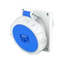 Ổ cắm gắn âm dạng nghiên 3P 63A 230V 6H IP67 Nanoco NIS433-6FC