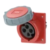 Ổ cắm gắn âm mặt nghiêng kín nước 16A 3P+E(6h) IP67 MPE MPN2-4142