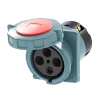 Ổ cắm gắn âm mặt nghiêng kín nước 125A 3P+E(6h) IP67 MPE MPN2-4442