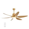 Quạt trần 6 cánh màu vàng đồng Nanoco NCF5462-GL