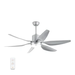 Quạt trần 6 cánh màu bạc Nanoco NCF5462-SL