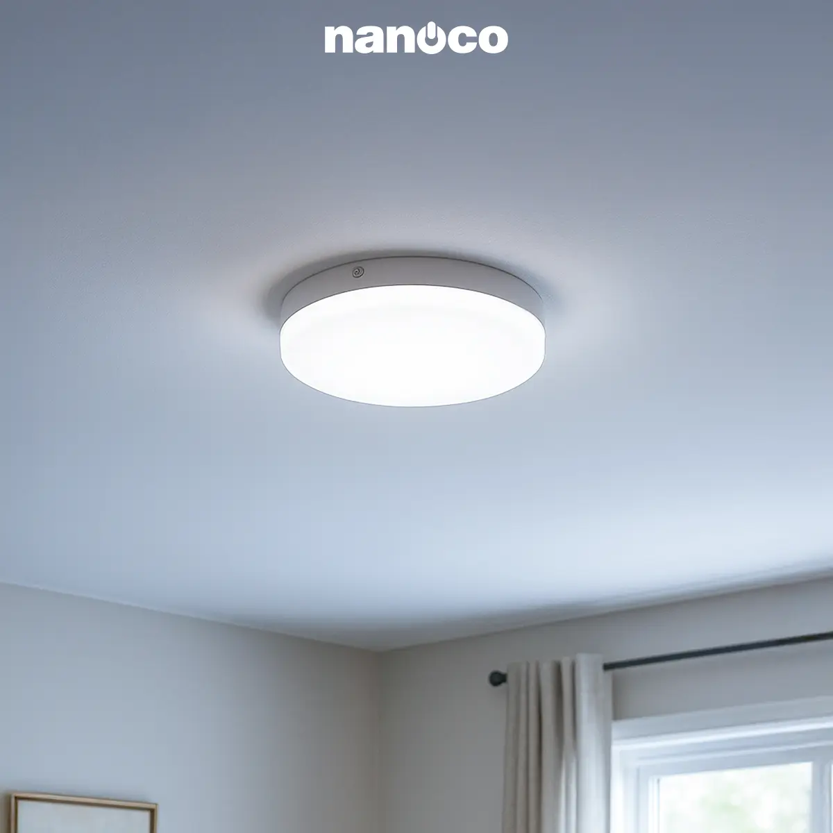 Đèn LED thân nhựa ốp nổi tràn viền Nancy 15W đổi màu Nanoco NRP151CR - Ảnh 2