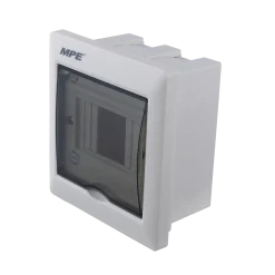 Tủ điện âm tường đế nhựa chứa MCB 2-4 cực MPE TS-4/P